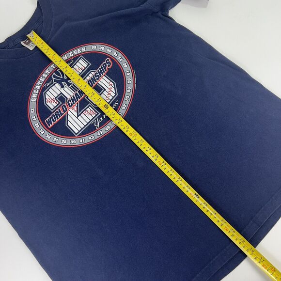 NY Yankees‎ Vtg Tee XXL Best Team Ever 25 World Championships 1999 Perfect Fade - Picture 9 of 11